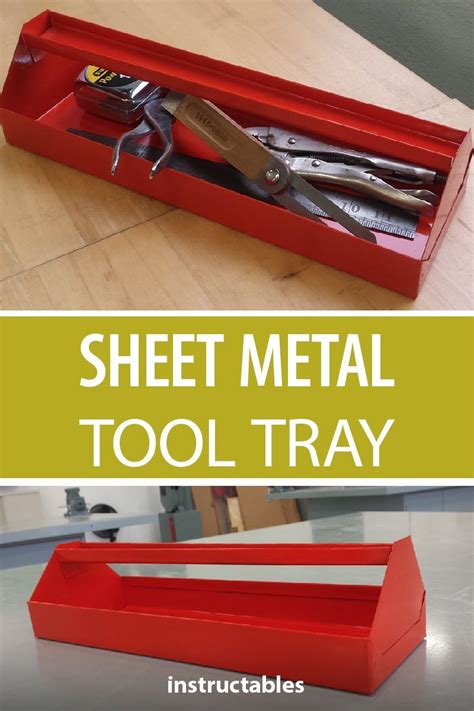 sheet metal tool tray|scrap metal toolbox templates.